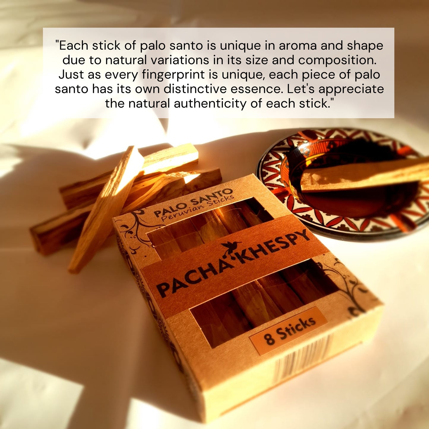 8 Premium Peruvian Palo Santo Sticks